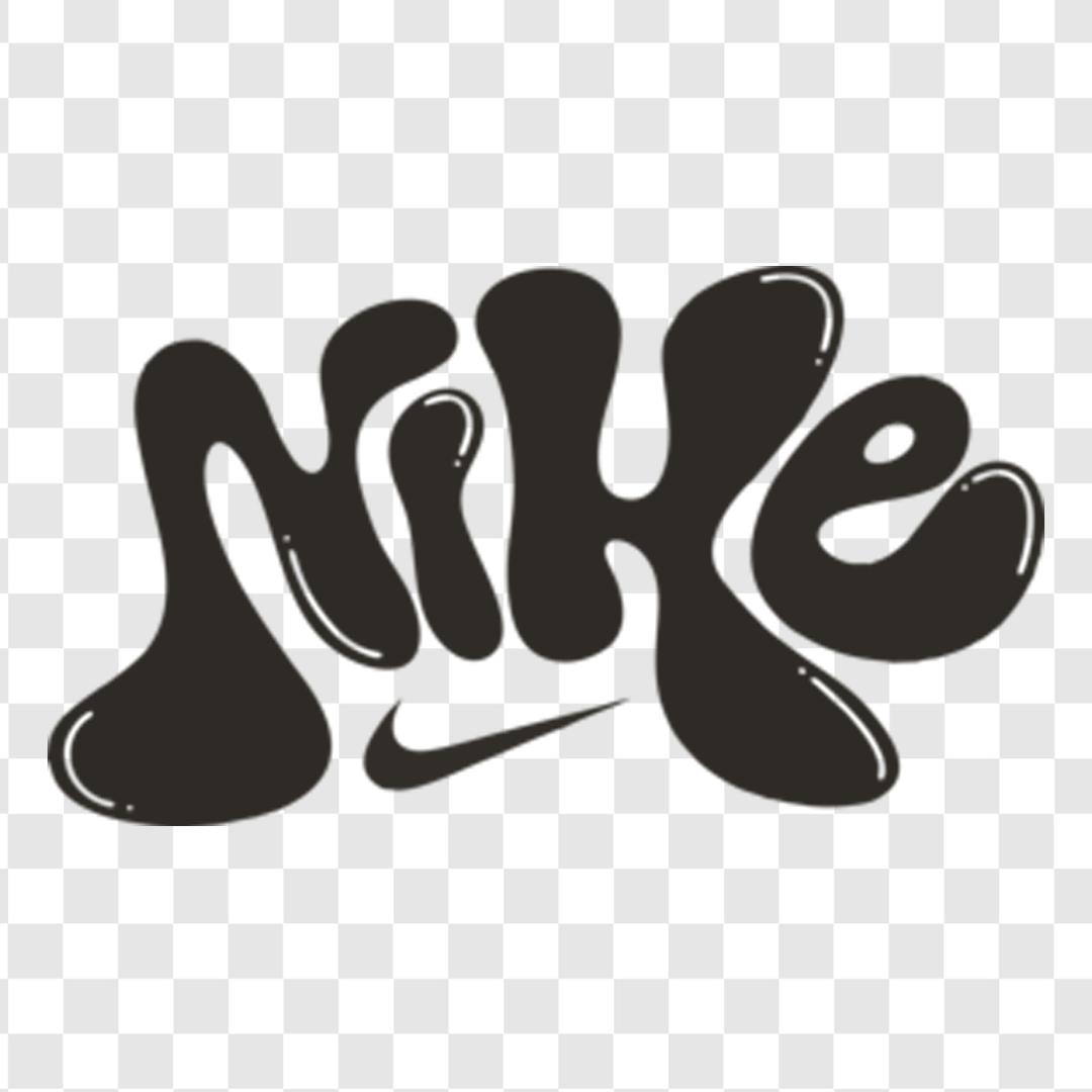 DTF طرح NIKE حبابی