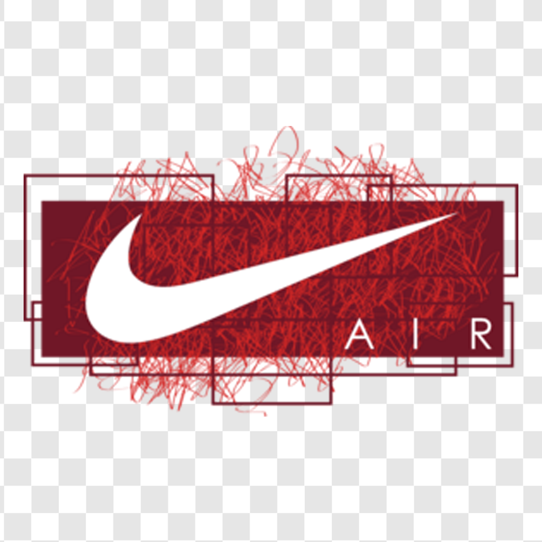 DTF طرح NIKE AIR خط خطی