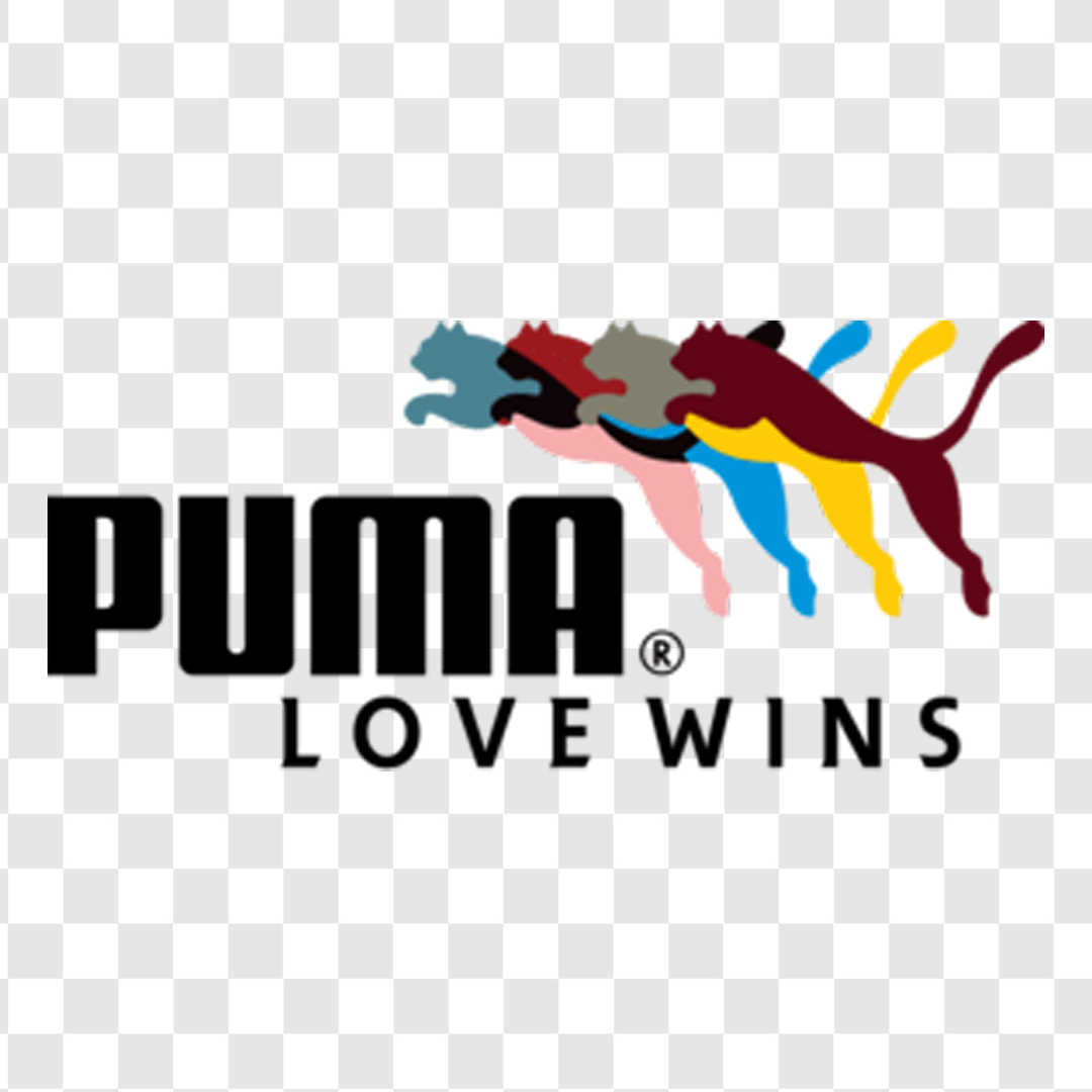 DTF طرح PUMA LOVE WINS