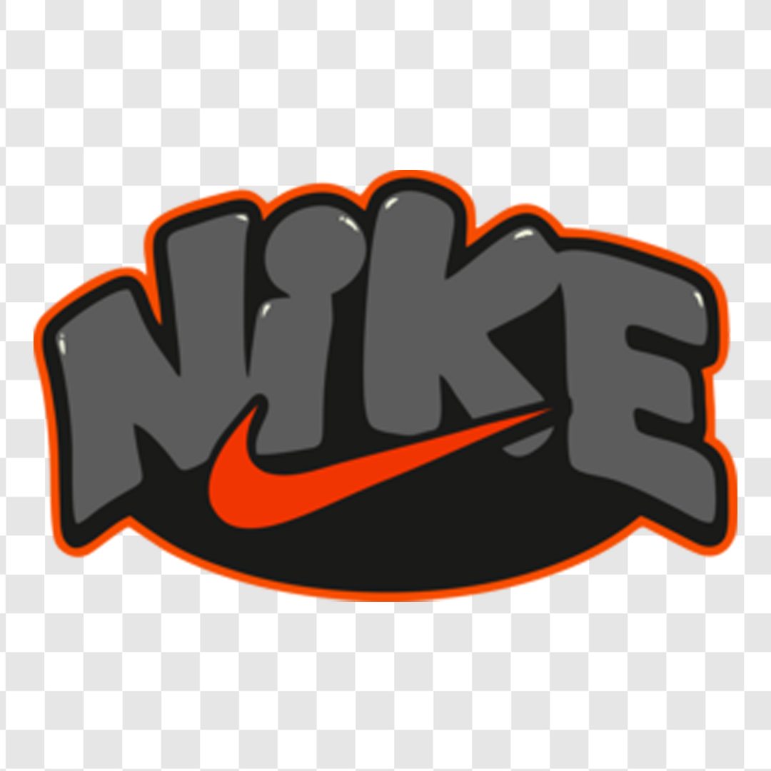 DTF طرح NIKE گرافیتی