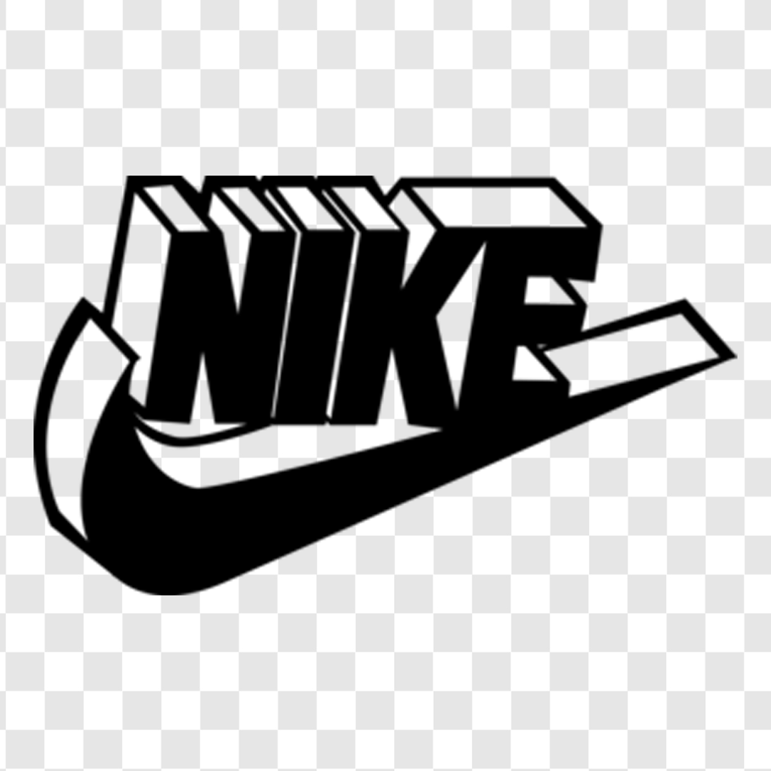 DTF طرح NIKE سه بعدی