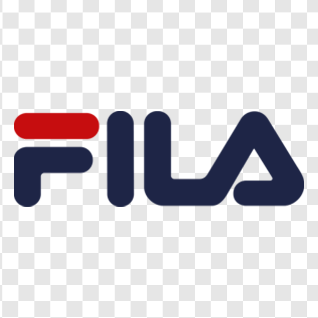 DTF طرح FILA آبی و قرمز