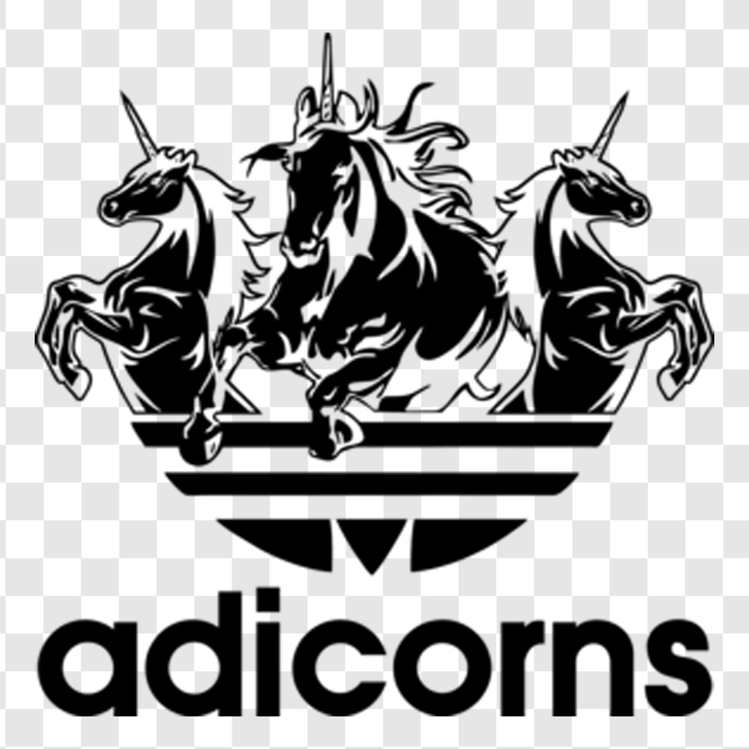 DTF طرح adicorns