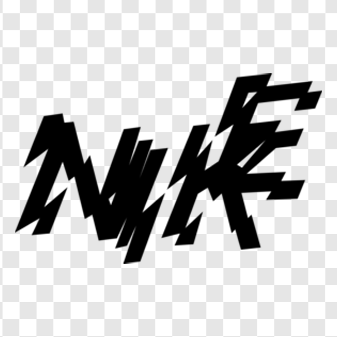 DTF طرح NIKE تکه تکه